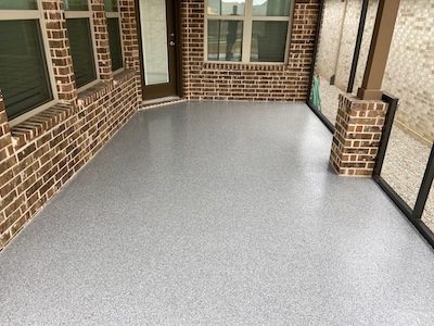 polyaspartic floor coating patio